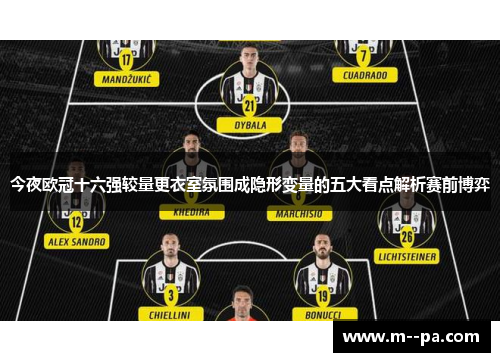今夜欧冠十六强较量更衣室氛围成隐形变量的五大看点解析赛前博弈